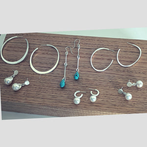 Curvy Sculptural Hoops