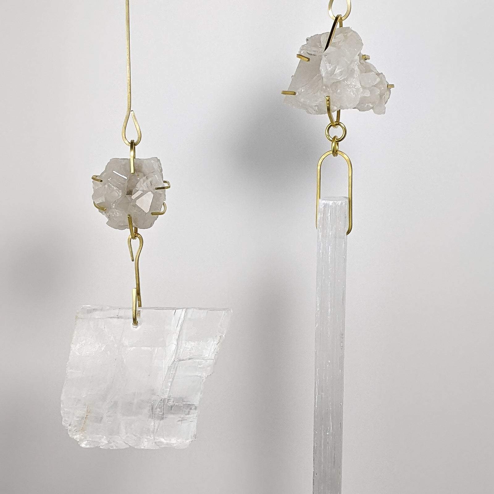 Petite Wall Gems - Celestite & Selenite