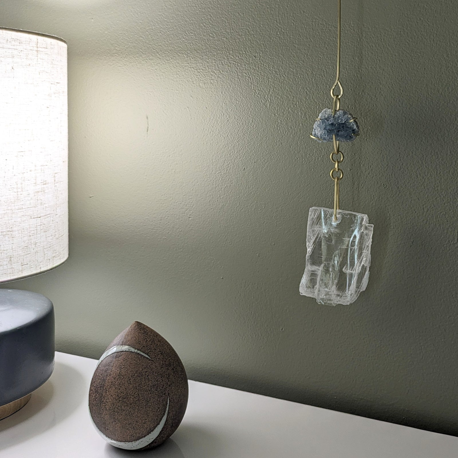 Petite Wall Gems - Celestite & Selenite