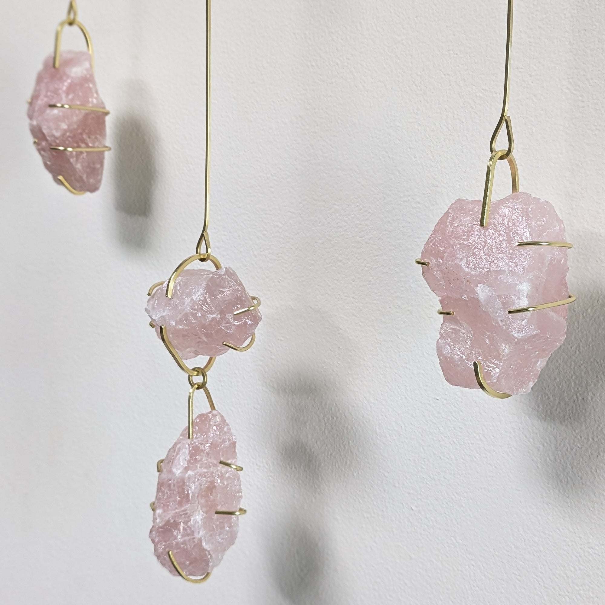 Rose Quartz Wall Gems