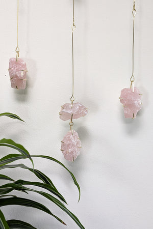 Rose Quartz Wall Gems