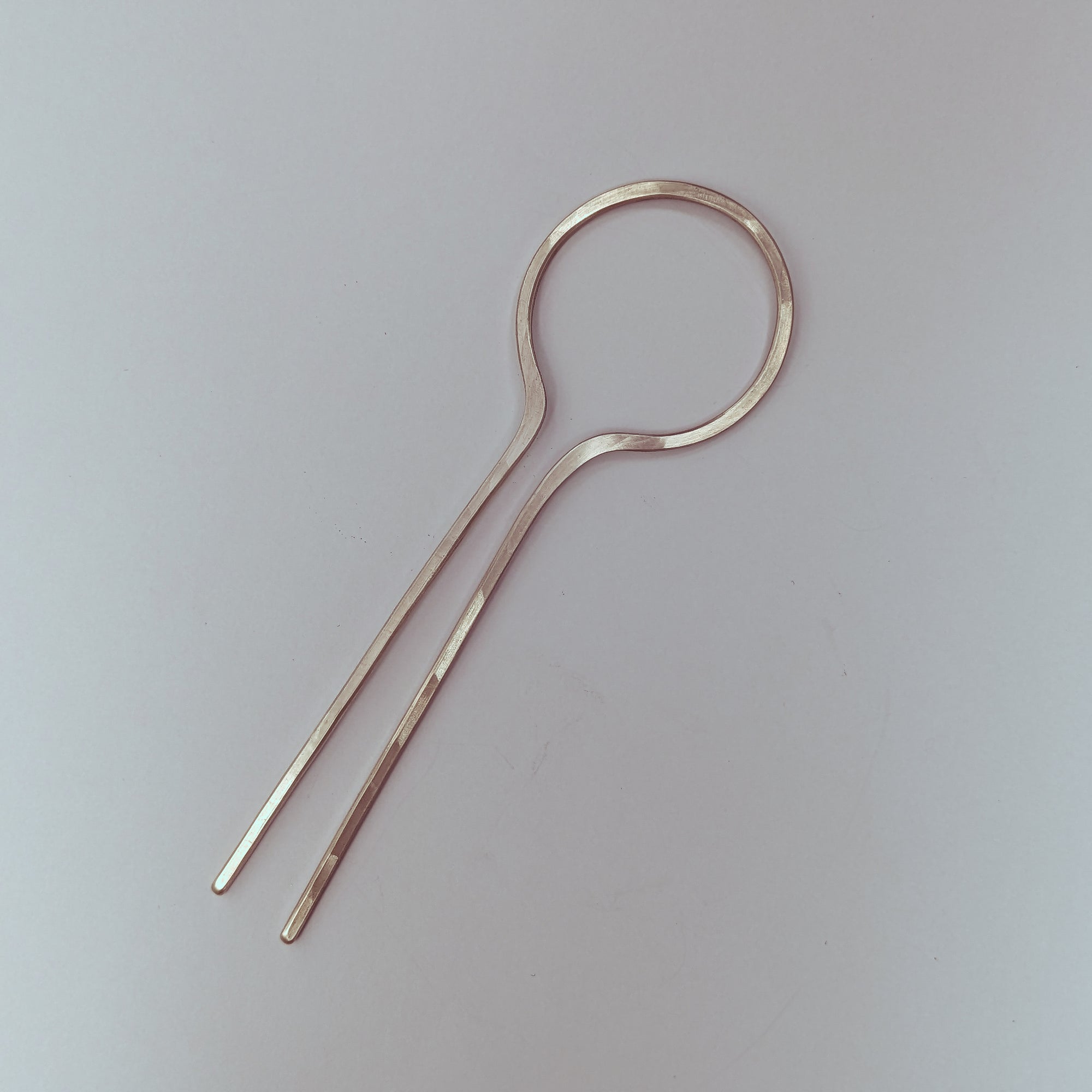 Sterling Silver Hair Fork - Bubble