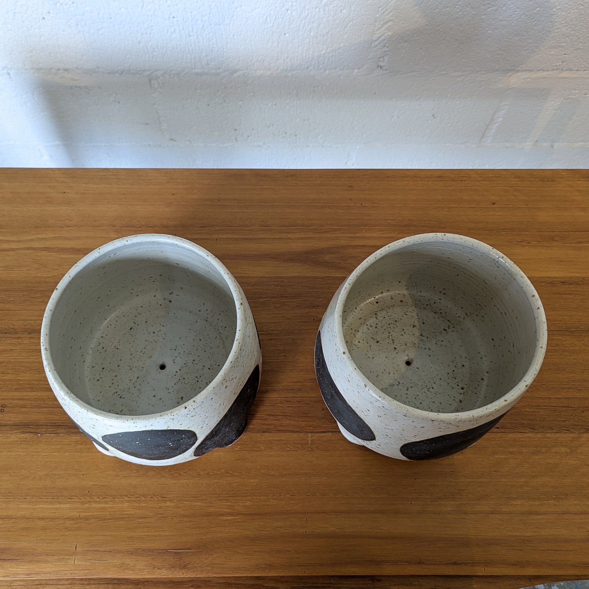 Ceramic Planters - Black + White