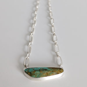 Turquoise & Silver Statement Necklace