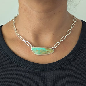 Turquoise & Silver Statement Necklace