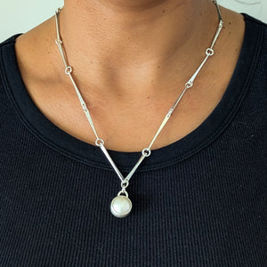 Silver Palo Pearl Necklace