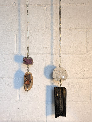 One of a Kind Wall Gem on Handmade Chain