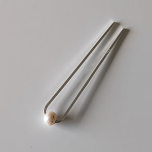 Sterling Silver + Pearl French Hair Pin