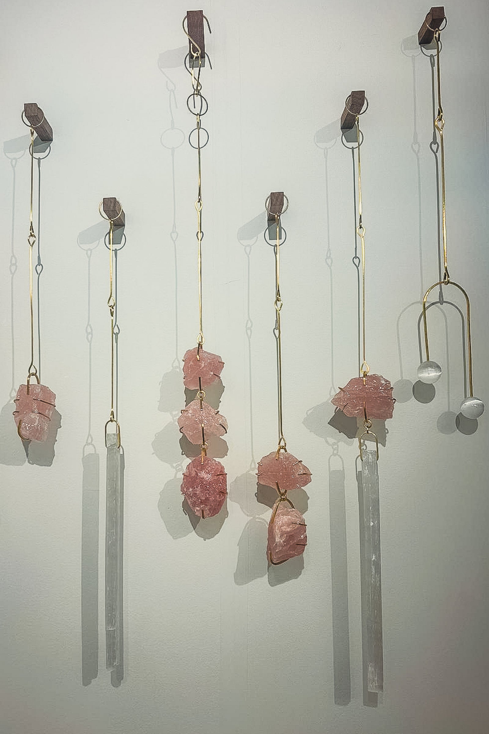 Rose Quartz Wall Gems