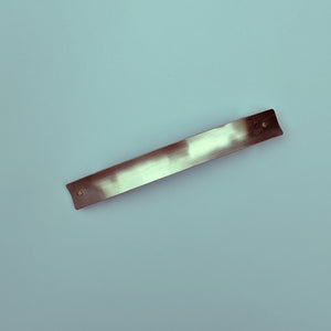 Sterling Silver Barrette - Curvy Medium