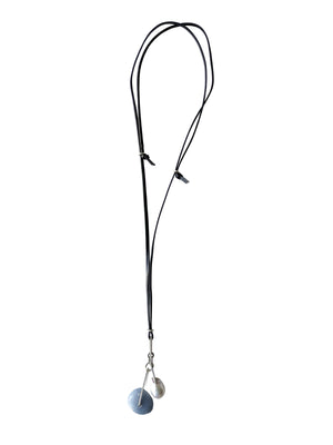 Angelite Pearl Necklace