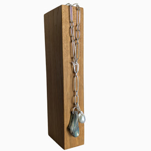 Seaside Silver Chain with Paua + Pearl