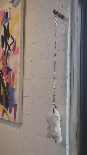 One of a Kind Wall Gem on Handmade Chain