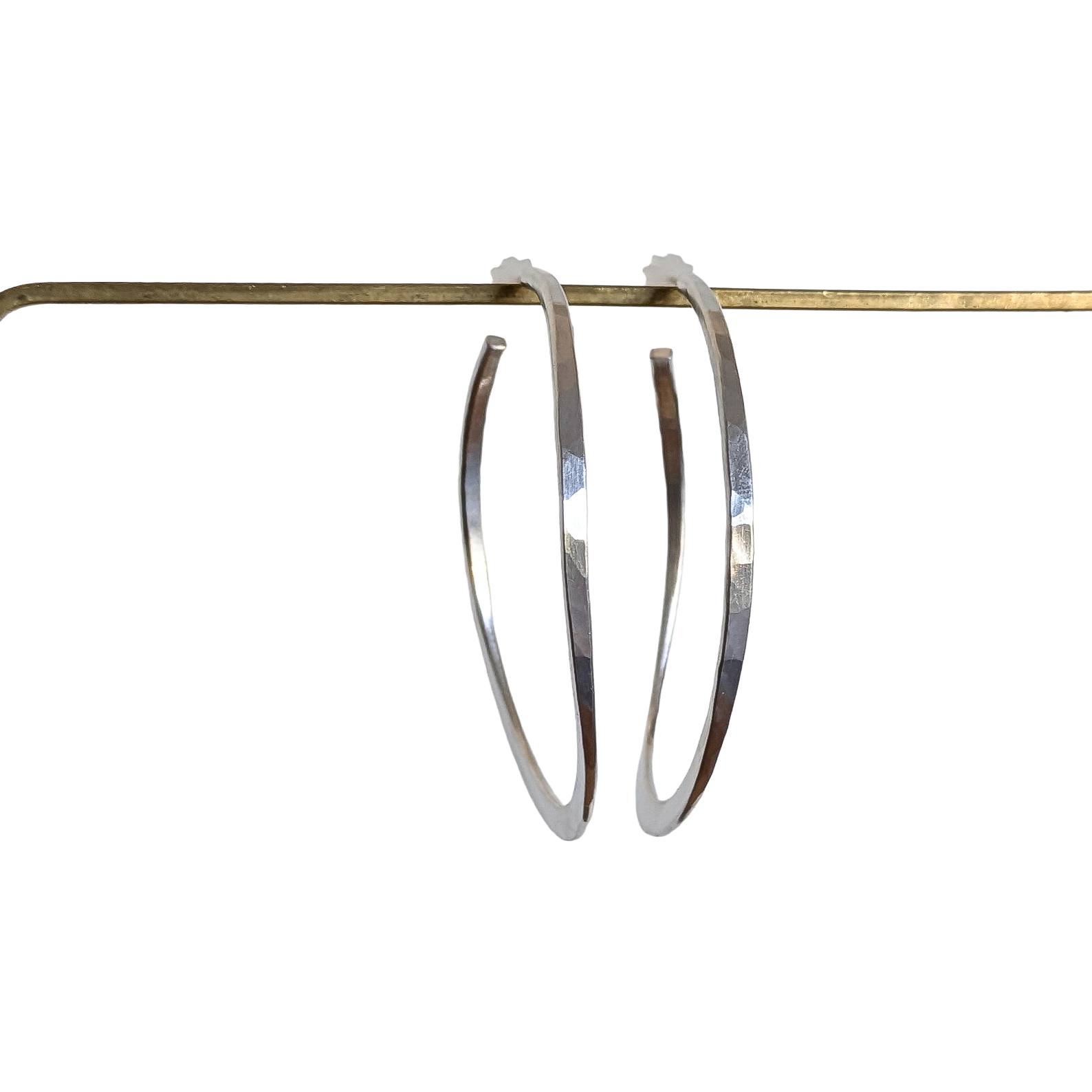 Curvy Sculptural Hoops