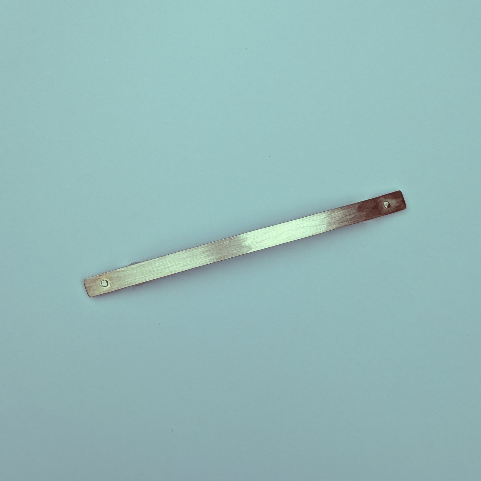 Sterling Silver Barrette - Long Skinny