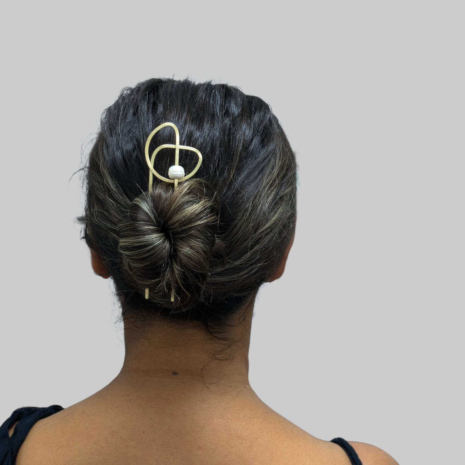 Swirl Pearl Hair Fork