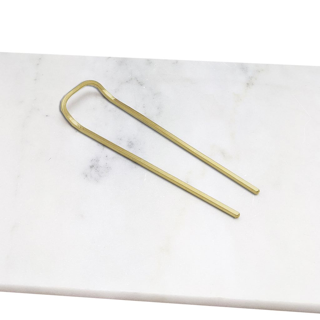 Simple Square French Pin Hair Forks in 4 Sizes