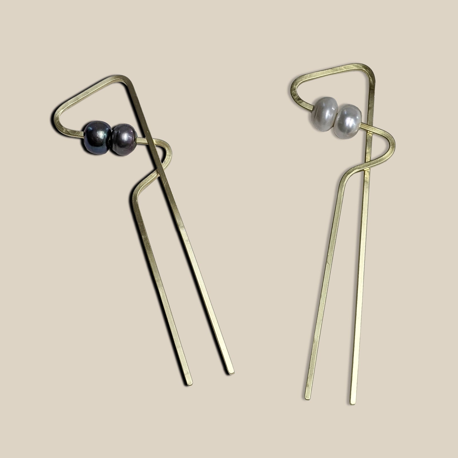 Galactic Pearls Hair Forks